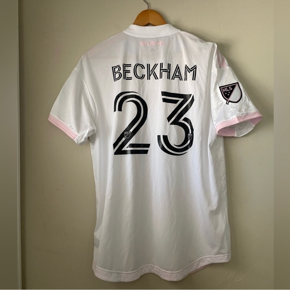 Inter Miami 2020-21 #23 David Beckham MLS Away Adidas Aeroready Jersey